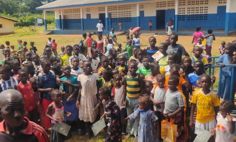 Des écoles d'une école dans la 3è circonscription de M'baïki